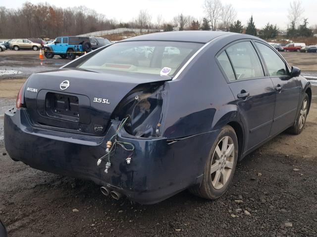 1N4BA41E65C874307 - 2005 NISSAN MAXIMA SE BLUE photo 4