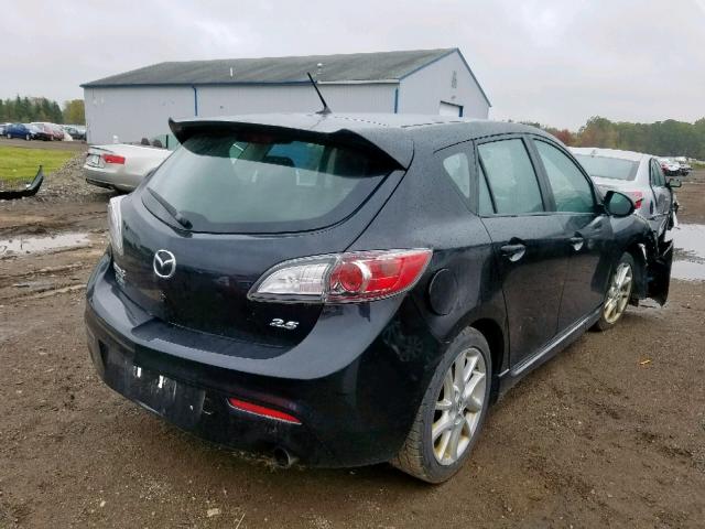 JM1BL1L51C1500115 - 2012 MAZDA 3 S BLACK photo 4