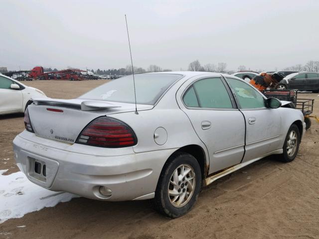 1G2NF52E93M742439 - 2003 PONTIAC GRAND AM S SILVER photo 4