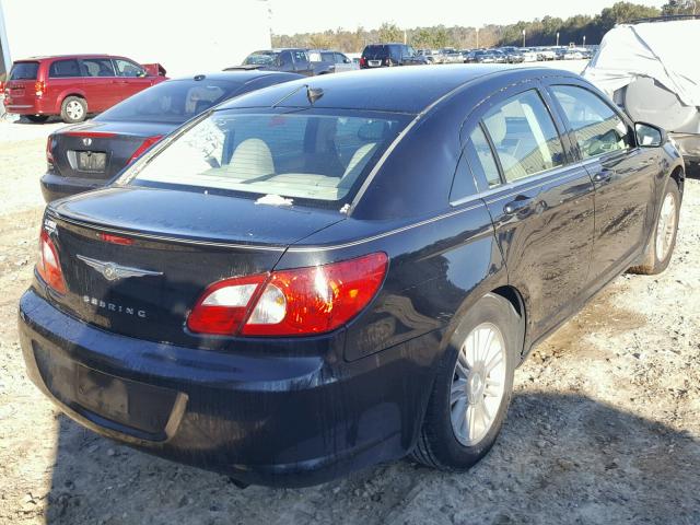 1C3LC56RX8N258925 - 2008 CHRYSLER SEBRING TO BLACK photo 4