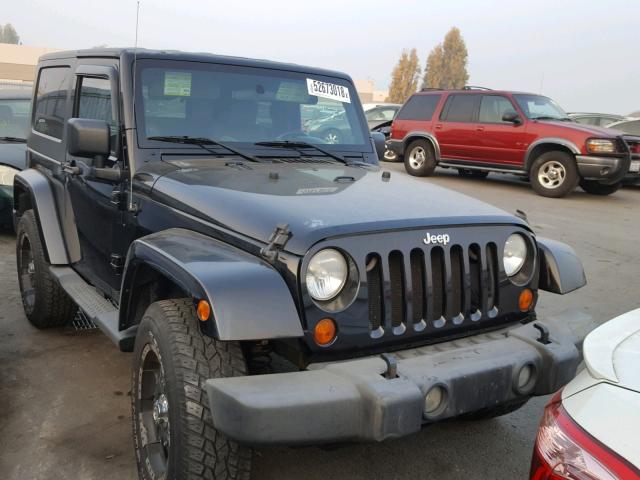 1J4FA54137L179418 - 2007 JEEP WRANGLER S BLACK photo 1