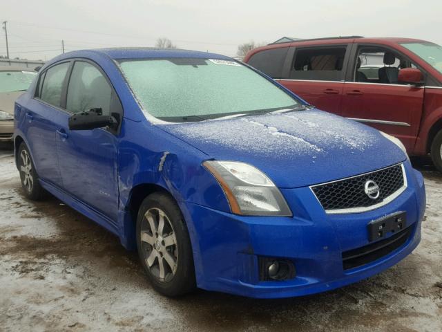 3N1AB6AP6CL723195 - 2012 NISSAN SENTRA 2.0 BLUE photo 1