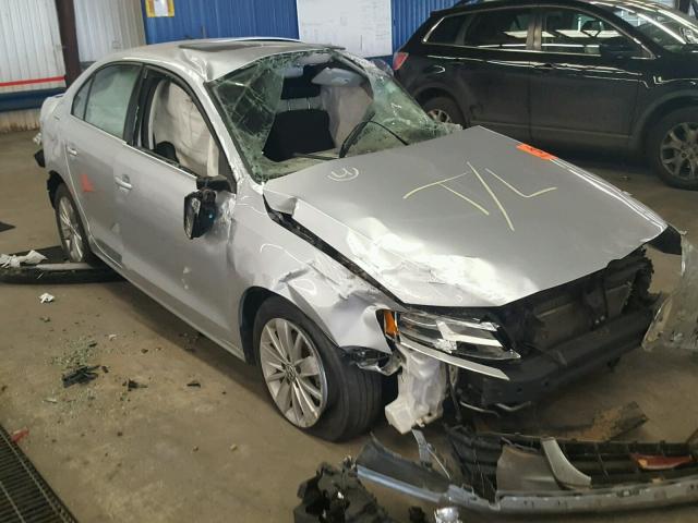 3VWLA7AJ6FM285235 - 2015 VOLKSWAGEN JETTA TDI SILVER photo 1