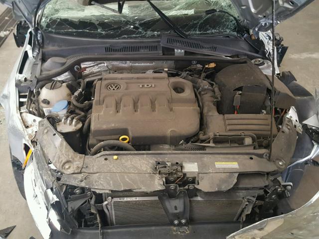 3VWLA7AJ6FM285235 - 2015 VOLKSWAGEN JETTA TDI SILVER photo 7