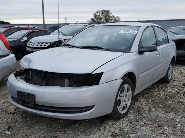 1G8AJ52F23Z129917 - 2003 SATURN ION LEVEL SILVER photo 2