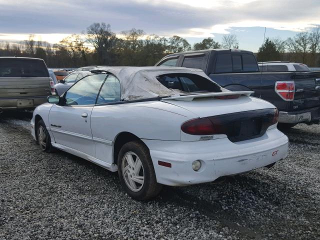 4G2JB32T6YB202495 - 2000 PONTIAC SUNFIRE GT WHITE photo 3