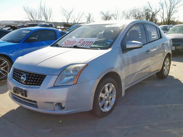 3N1AB61E28L626422 - 2008 NISSAN SENTRA 2.0 SILVER photo 2