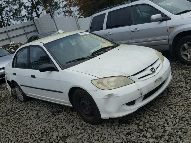 2HGES16304H537316 - 2004 HONDA CIVIC DX V WHITE photo 1