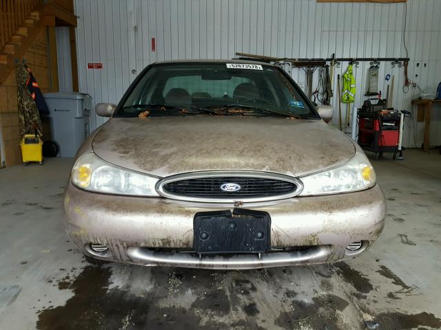 1FAFP65L7XK223863 - 1999 FORD CONTOUR LX TAN photo 9