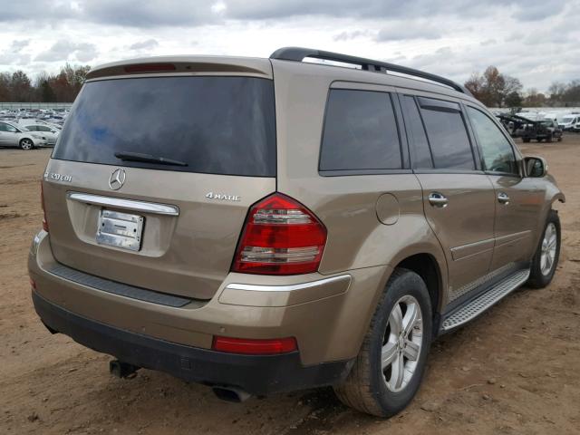 4JGBF22E48A361163 - 2008 MERCEDES-BENZ GL 320 CDI TAN photo 4