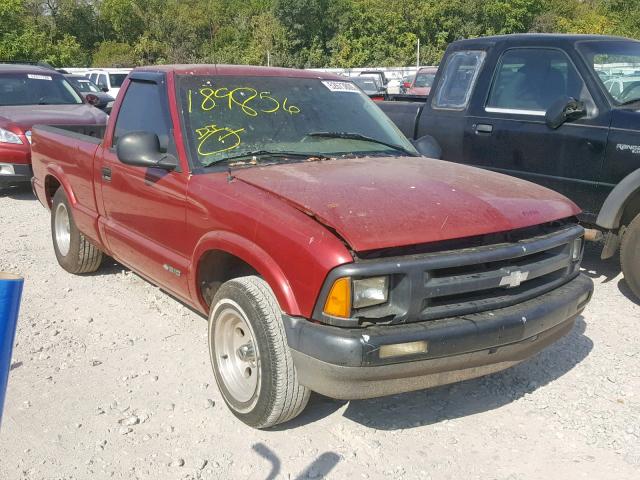 1GCCS144XV8189856 - 1997 CHEVROLET S TRUCK S1 RED photo 1