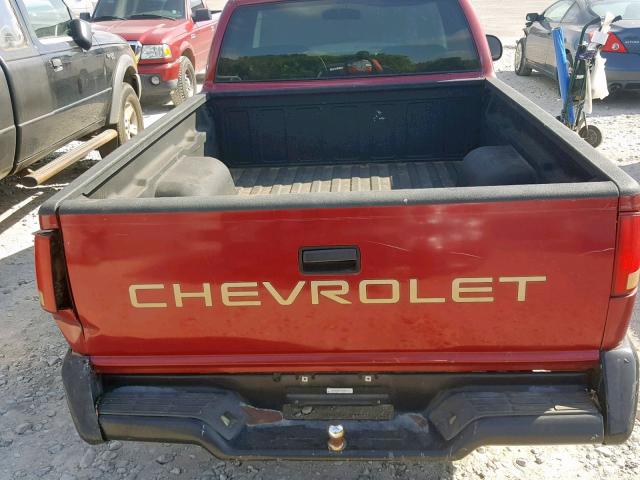 1GCCS144XV8189856 - 1997 CHEVROLET S TRUCK S1 RED photo 6