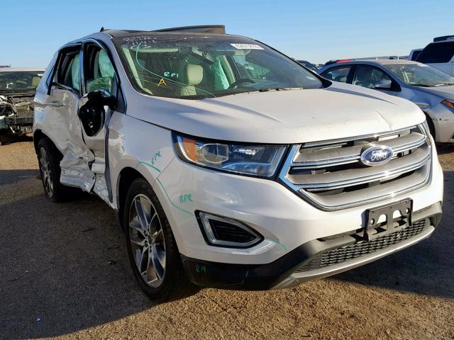 2FMPK3K99GBB66463 - 2016 FORD EDGE TITAN WHITE photo 1