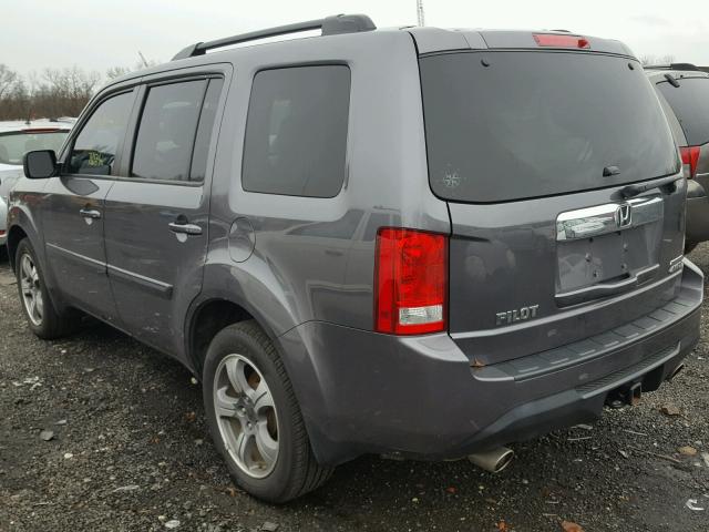 5FNYF4H36FB054288 - 2015 HONDA PILOT SE GRAY photo 3