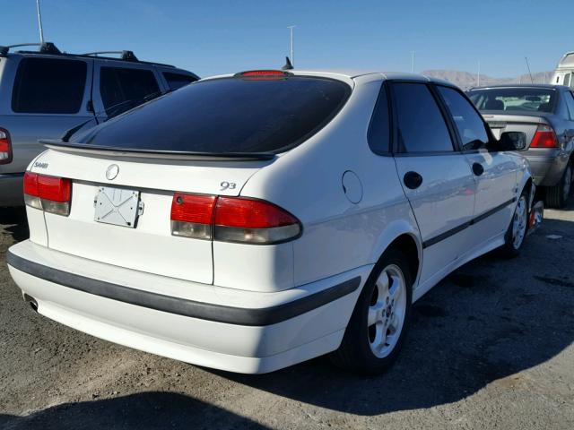 YS3DF58K712053750 - 2001 SAAB 9-3 SE WHITE photo 4