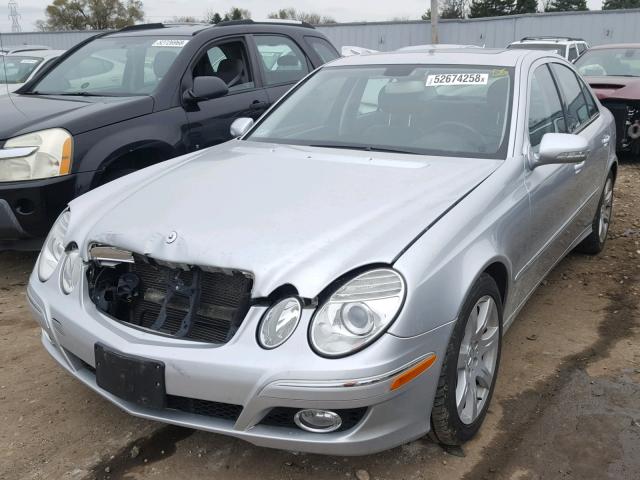 WDBUF56X67B160172 - 2007 MERCEDES-BENZ E 350 SILVER photo 2