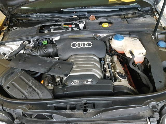 WAULT68E23A256949 - 2003 AUDI A4 3.0 QUA SILVER photo 7