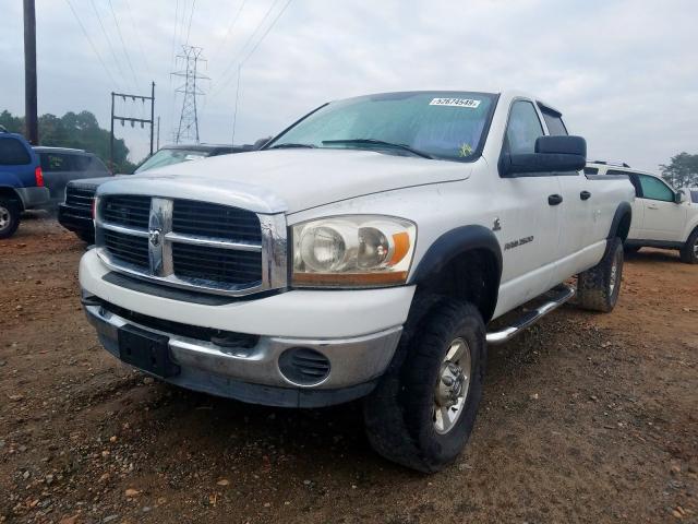 3D7KS28C16G263766 - 2006 DODGE RAM 2500 S Սպիտակ լուսանկար 2