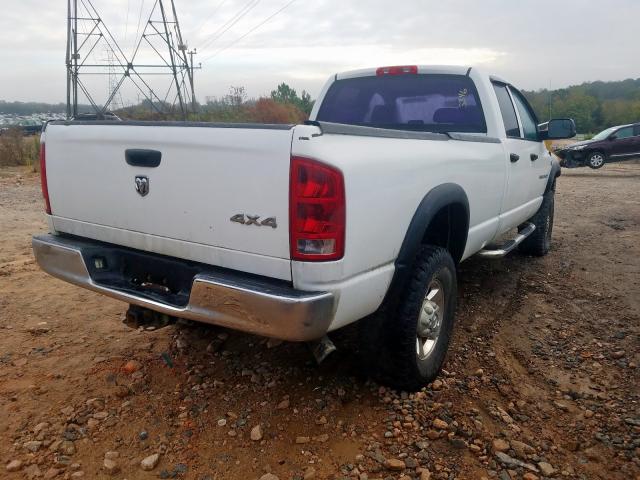 3D7KS28C16G263766 - 2006 DODGE RAM 2500 S Սպիտակ լուսանկար 4