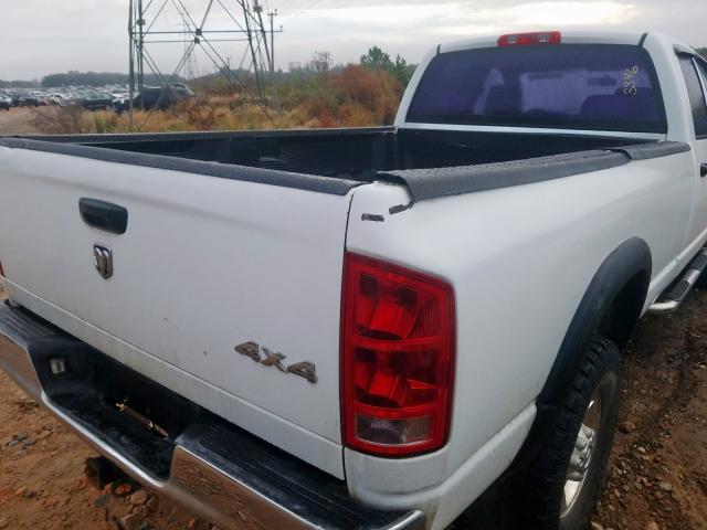 3D7KS28C16G263766 - 2006 DODGE RAM 2500 S Սպիտակ լուսանկար 9