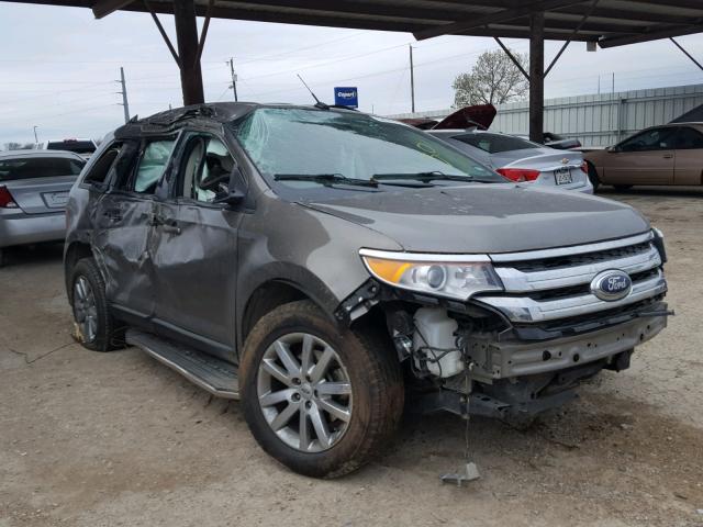 2FMDK3JC6DBB29950 - 2013 FORD EDGE SEL GRAY photo 1