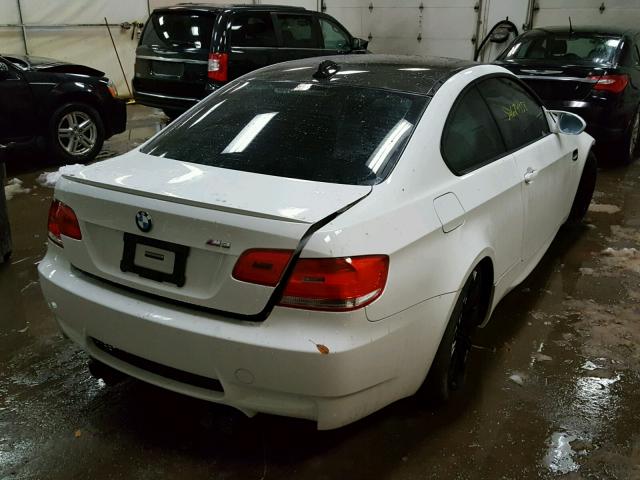 WBSWD9C50AP363183 - 2010 BMW M3 WHITE photo 4