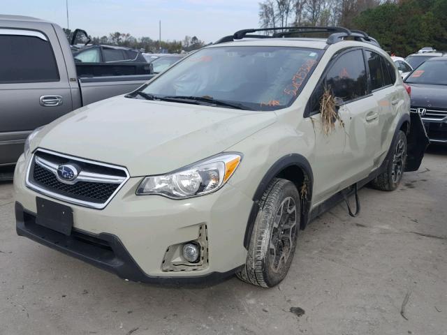 JF2GPANC8G8225881 - 2016 SUBARU CROSSTREK TAN photo 2