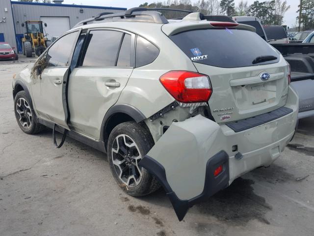 JF2GPANC8G8225881 - 2016 SUBARU CROSSTREK TAN photo 3