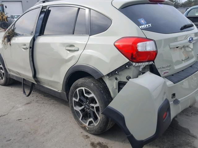 JF2GPANC8G8225881 - 2016 SUBARU CROSSTREK TAN photo 9