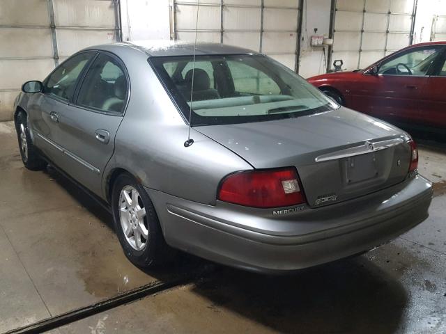 1MEFM50U62G647624 - 2002 MERCURY SABLE GS GRAY photo 3