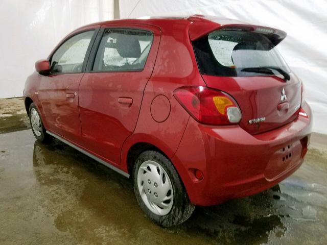 ML32A3HJ2EH015972 - 2014 MITSUBISHI MIRAGE DE RED photo 3