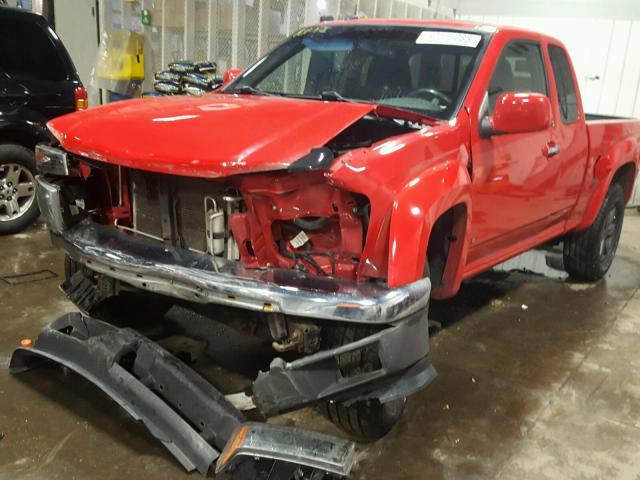 1GCDT19EX98157305 - 2009 CHEVROLET COLORADO RED photo 2