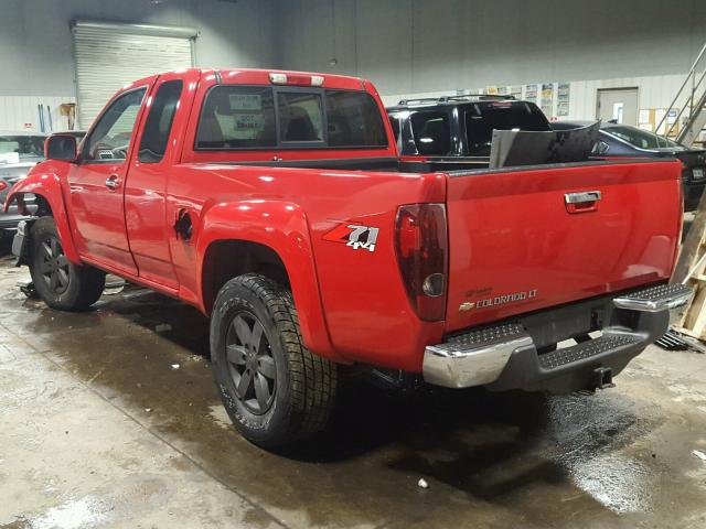 1GCDT19EX98157305 - 2009 CHEVROLET COLORADO RED photo 3