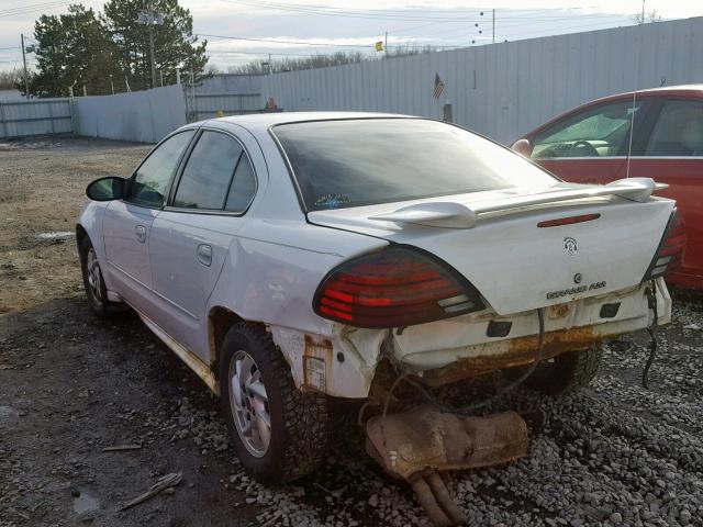 1G2NE52F64M570481 - 2004 PONTIAC GRAND AM S WHITE photo 3