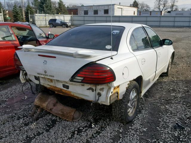 1G2NE52F64M570481 - 2004 PONTIAC GRAND AM S WHITE photo 4