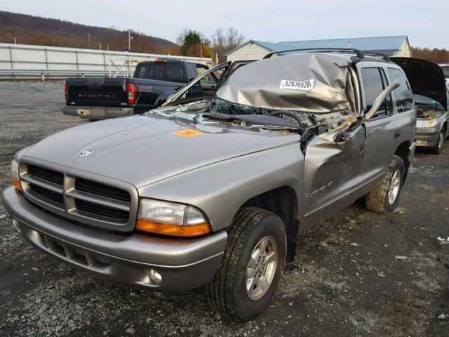 1B4HS28N11F518784 - 2001 DODGE DURANGO SILVER photo 2