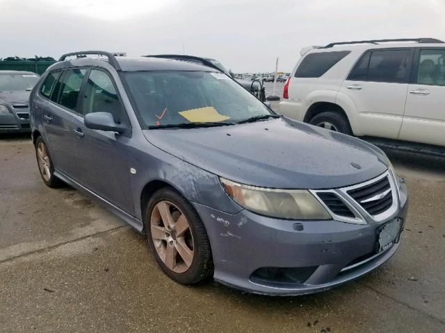 YS3FB59Y381132419 - 2008 SAAB 9-3 2.0T GRAY photo 1