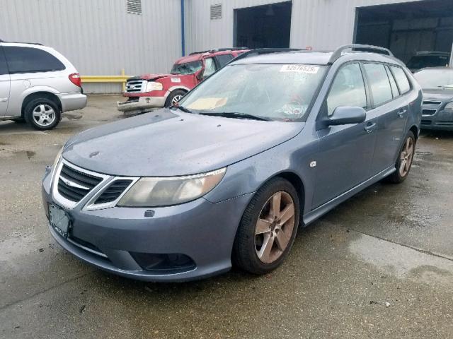 YS3FB59Y381132419 - 2008 SAAB 9-3 2.0T GRAY photo 2