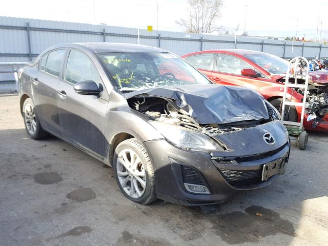 JM1BL1S57A1304386 - 2010 MAZDA 3 S GRAY photo 1