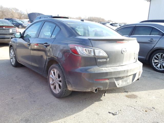 JM1BL1S57A1304386 - 2010 MAZDA 3 S GRAY photo 3