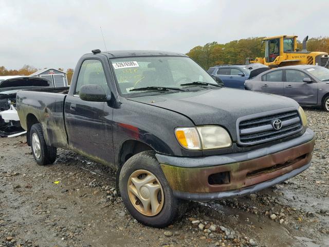 5TBJN321X2S242459 - 2002 TOYOTA TUNDRA BLACK photo 1