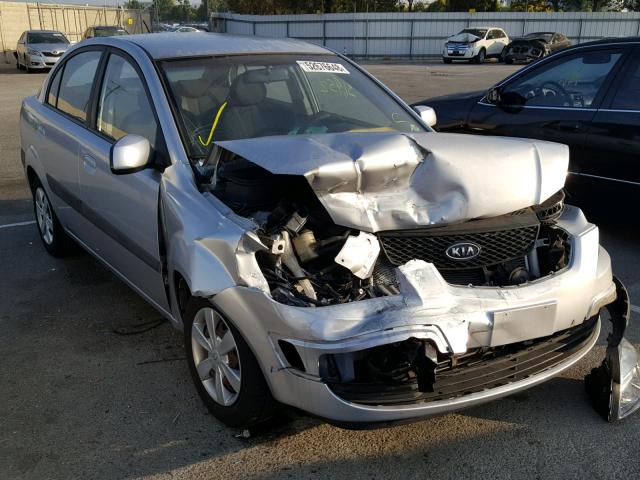 KNADE123166137693 - 2006 KIA RIO SILVER photo 1