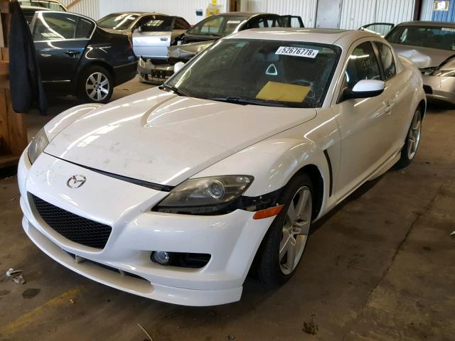 JM1FE173070213042 - 2007 MAZDA RX8 WHITE photo 2