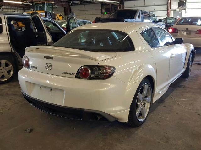 JM1FE173070213042 - 2007 MAZDA RX8 WHITE photo 4