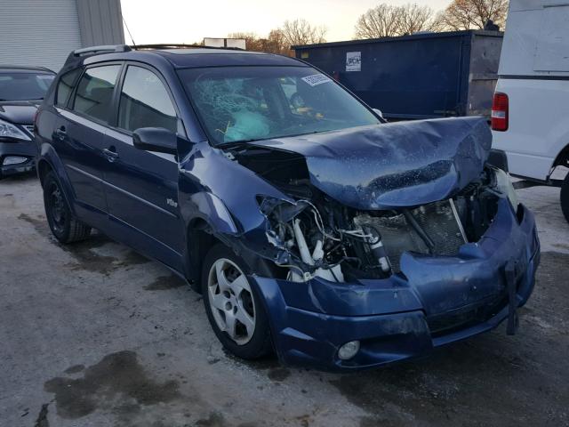 5Y2SM62844Z465689 - 2004 PONTIAC VIBE BLUE photo 1