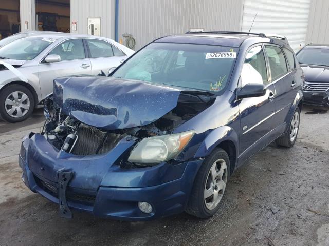 5Y2SM62844Z465689 - 2004 PONTIAC VIBE BLUE photo 2