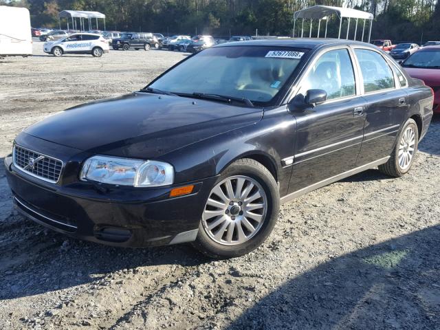 YV1TS92D241345259 - 2004 VOLVO S80 BLACK photo 2