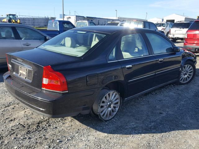 YV1TS92D241345259 - 2004 VOLVO S80 BLACK photo 4