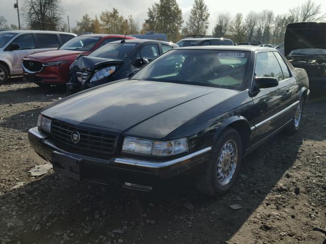 1G6ET1297SU621426 - 1995 CADILLAC ELDORADO T BLACK photo 2