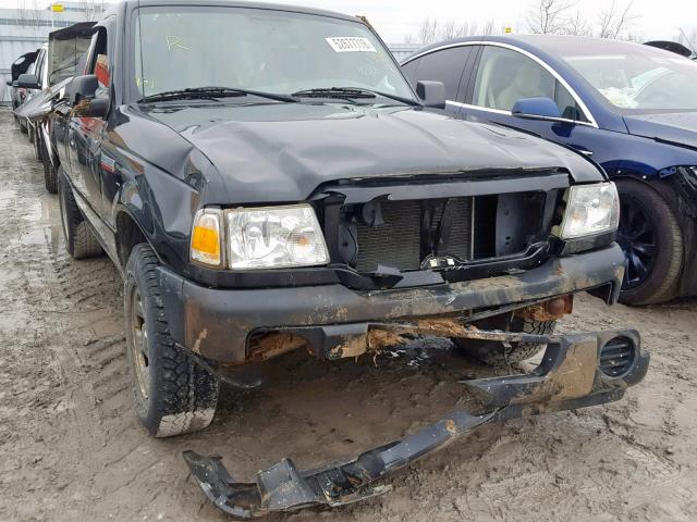 1FTYR10DX8PA13035 - 2008 FORD RANGER BLACK photo 1